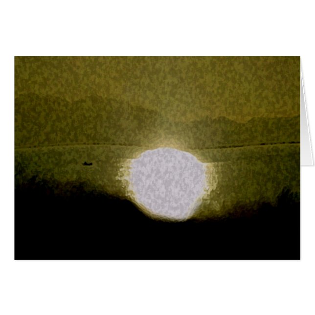 Salt sjö hälsningskort (Framsidan Horizontal)