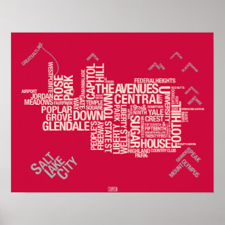 Salt Sjö kommun: Crimson Poster