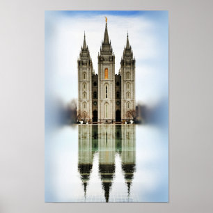 Salt Sjö LDS Temple Poster