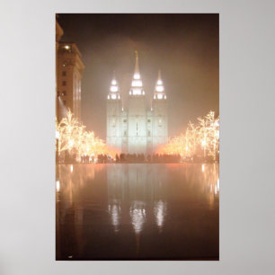 Salt Sjö Temple Poster