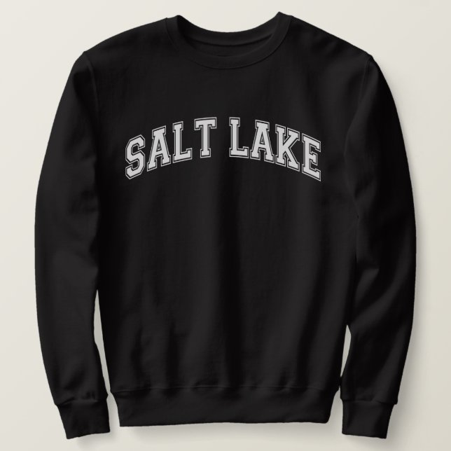 SALT SJÖ Universiteten-Stil Sweater America Colleg Lång Ärmad Tröja (Design framsida)