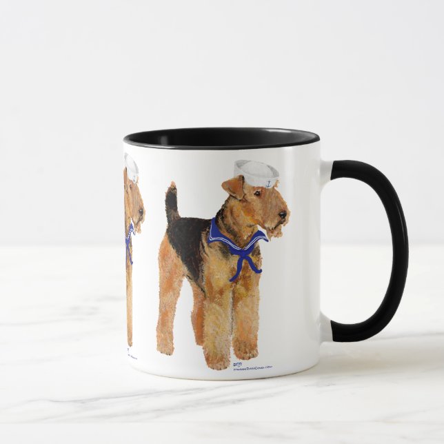 Salt Sjöman Hund Mugg (Höger)