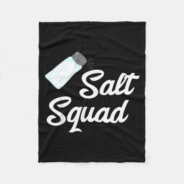 Salt Squad Glassträare Smakmatchande Grupp Fleecefilt (Framsidan)