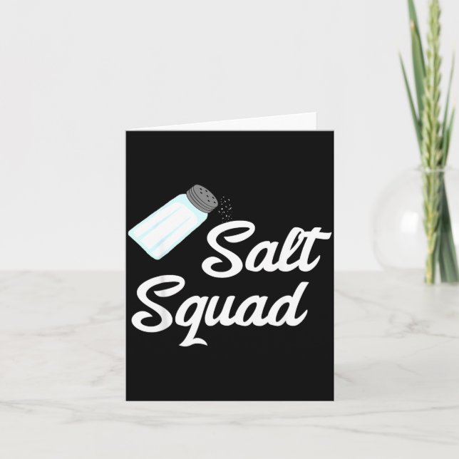 Salt Squad Glassträare Smakmatchande Grupp Kort (Framsida)