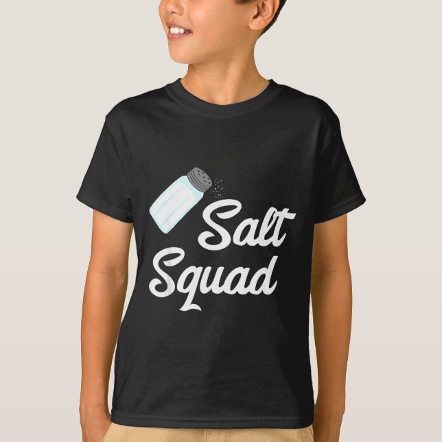 Salt Squad Glassträare Smakmatchande Grupp T Shirt (Framsida)