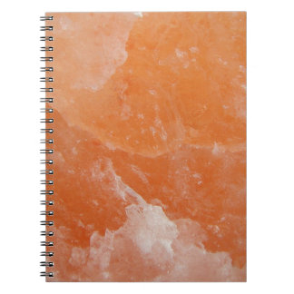 Salt sten för orange anteckningsbok
