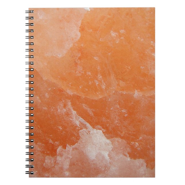 Salt sten för orange anteckningsbok (Framsidan)