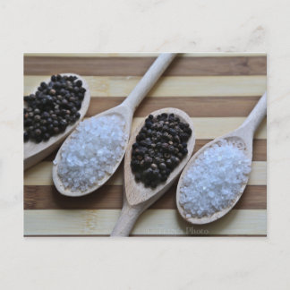 Salt sten och Peppercorns Vykort
