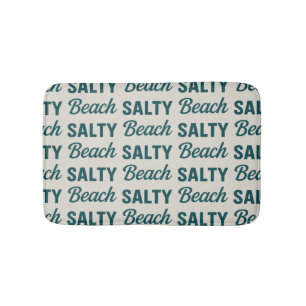 Salt Strand Kustgrön Grafisk Print Ocean Dekorativ Badrumsmatta