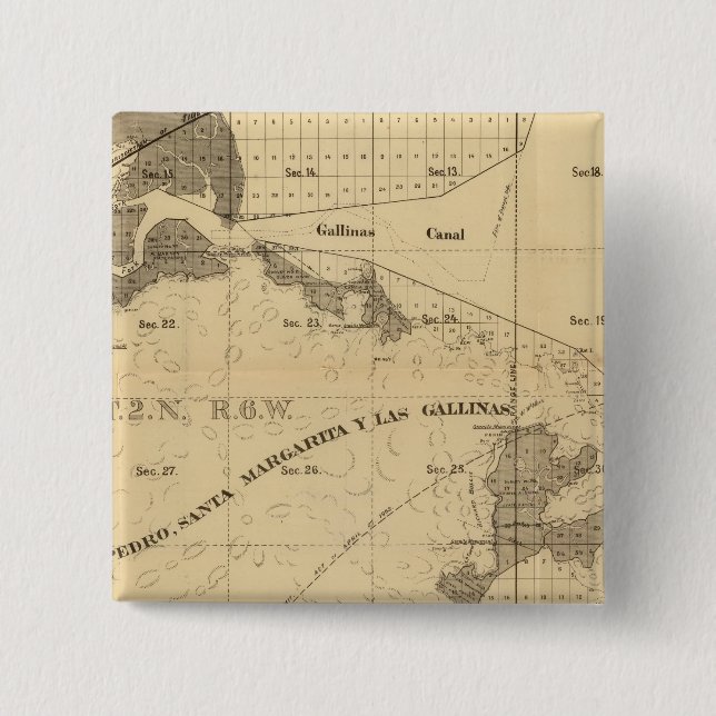 Salt-träskmark och vattenområden knapp (Framsida)