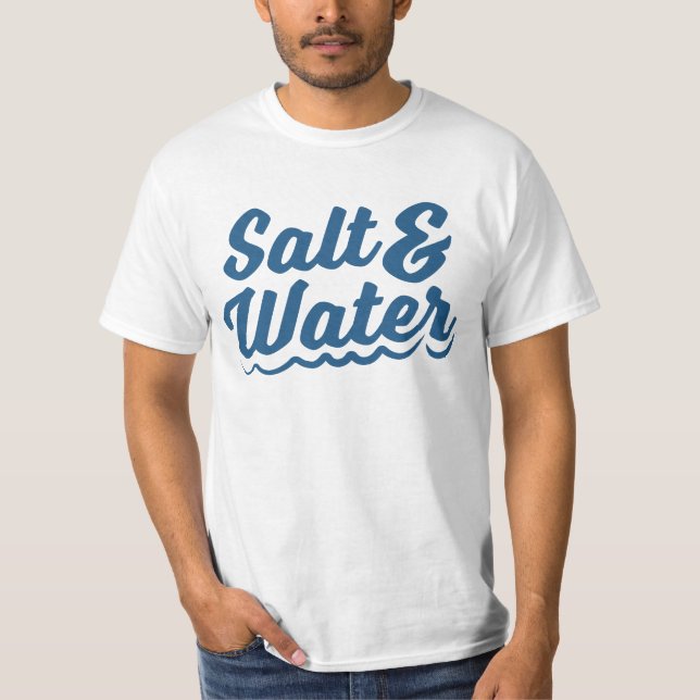 Salt & Vatten Ocean Vibes T-shirt (Framsida)
