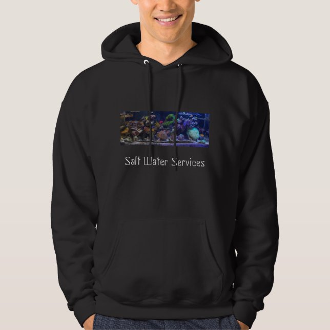 Salt vatten servar hoodien hoodie (Framsida)