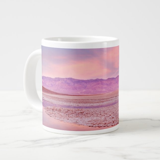 Salt Vatten, Sjö, Badwater, Death Valley Jumbo Mugg (Framsida vänster)