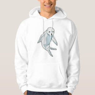 Sält vid simning hoodie