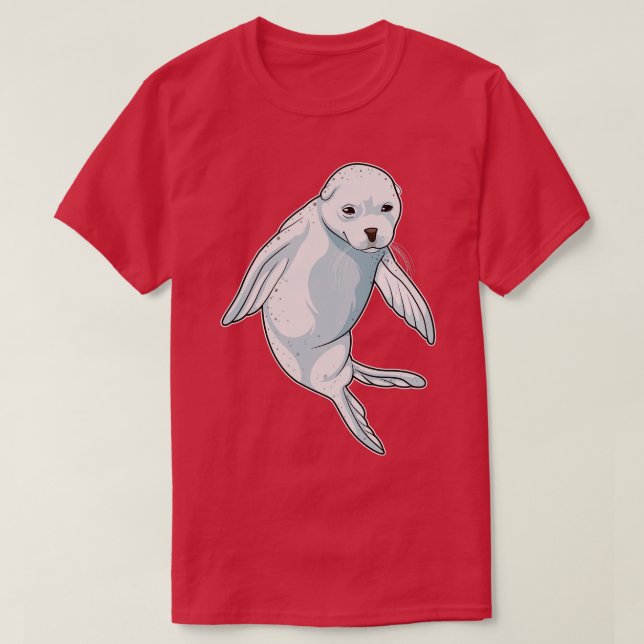 Sält vid simning t shirt (Design framsida)