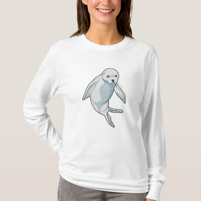 Sält vid simning t shirt (Framsida)