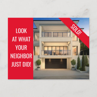 Sålt - vykort för Roligt - rött