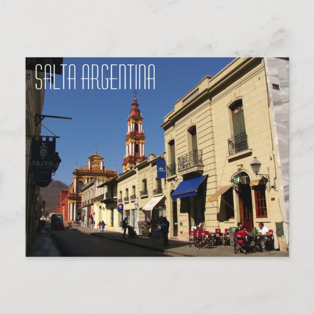 Salta Argentinas vykort (Framsida)