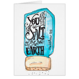 Salta av jorden hälsningskort