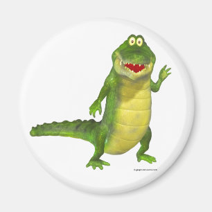 Salta Crocodile Fridge Magnet