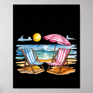 Salta mammors beach club tjejer vill ha sol sommar poster