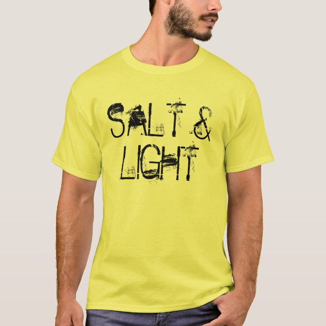 Salta och tända t-shirt (Framsida)