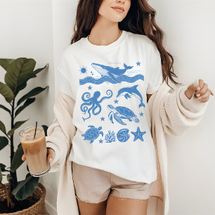 Salta stämningar sommartröja, strandig t-shirt för