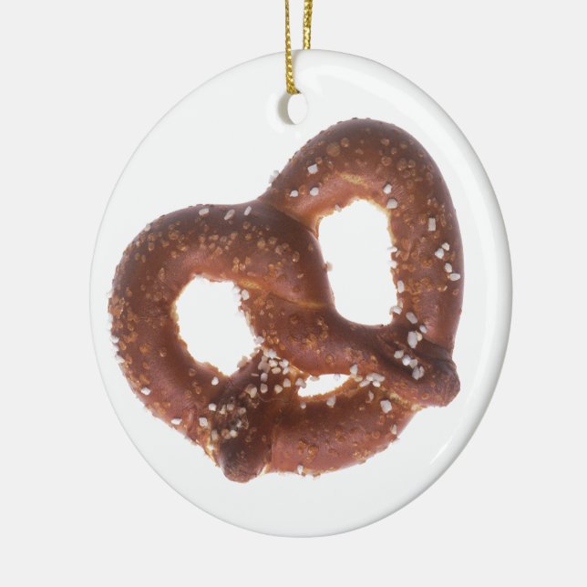 Saltad Pretzel Julgransprydnad Keramik (Vänster)