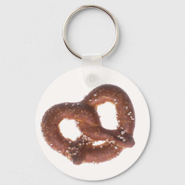 Saltad Pretzel Nyckelring (Framsida)