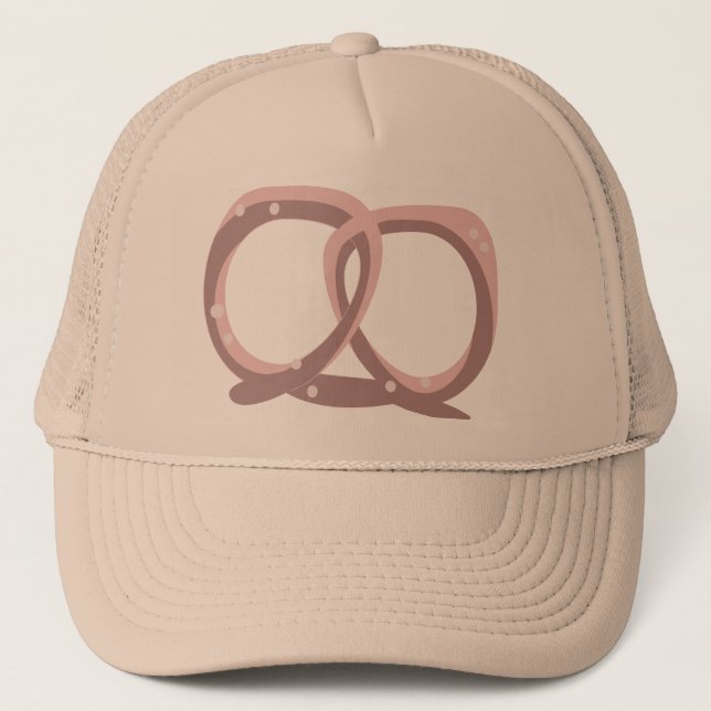 Saltad Pretzel Twist Rosa   Keps (Framsida)