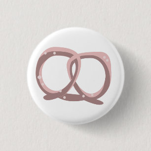 Saltad Rosa för Pretzel Twist Knapp