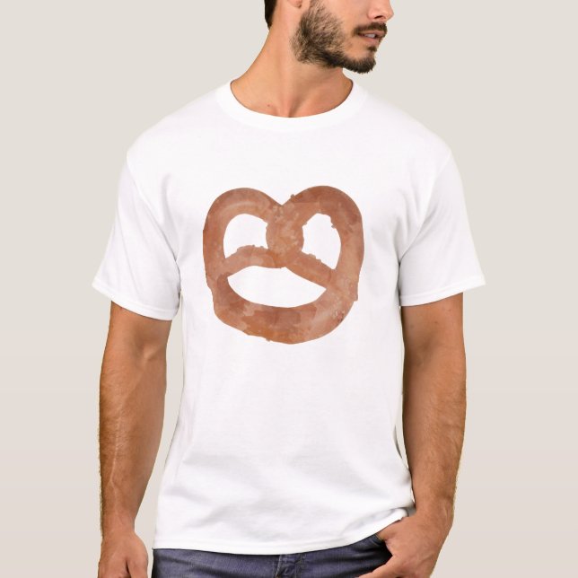 Saltad soft Pretzel T Shirt (Framsida)