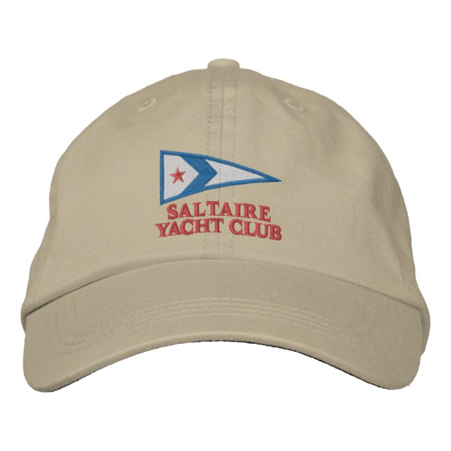 Saltaire Yacht Klubb CAP Broderad Keps (Framsida)