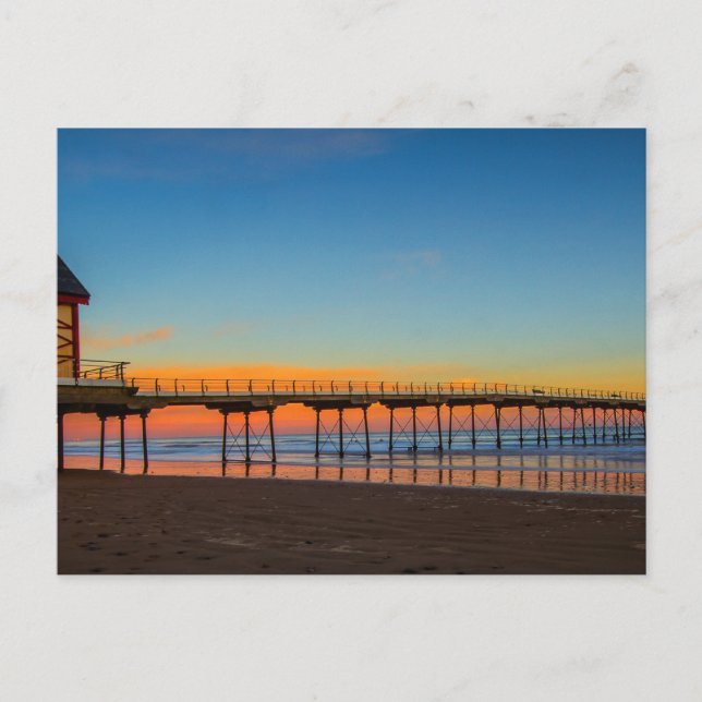 Saltburn från Sea Postcard Vykort (Framsida)