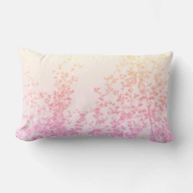 Saltbush Atriplex Löv Nature Minimalistic Cushion Lumbarkudde (Framsida)