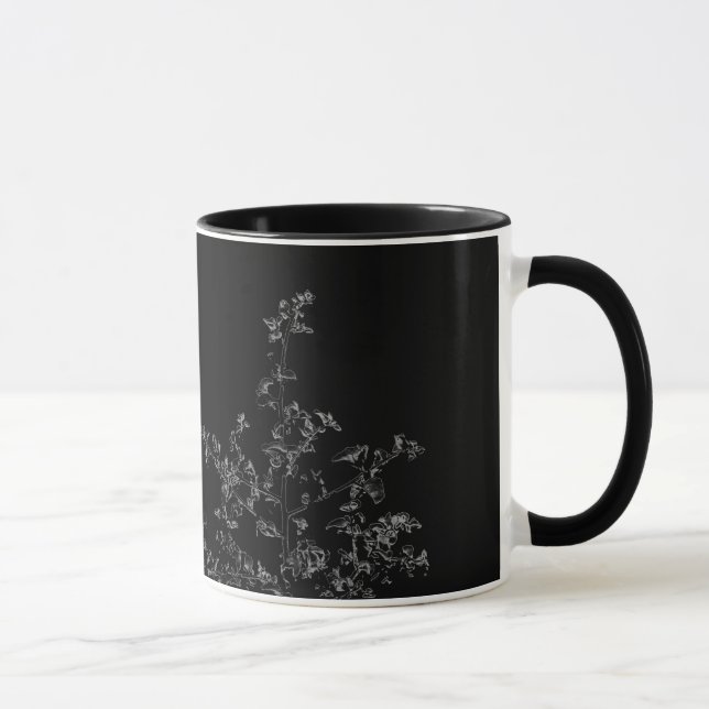 Saltbush Löv Himlar Ram minimalistiskt Mugg Kopp (Höger)