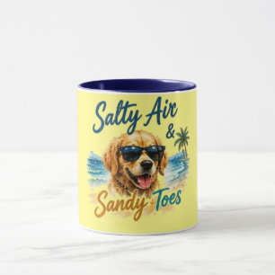 Saltig luft sandiga tår Sommarstrand Vibes Mugg