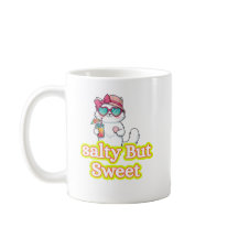 Saltig men söt mugg - rolig sassy katt kaffemugg