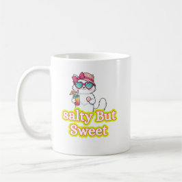Saltig men söt mugg - rolig sassy katt kaffemugg