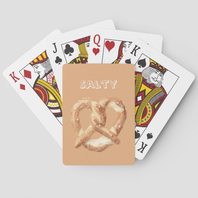 Saltig Pretzel   Casinokort (Baksidan)