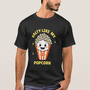 Saltig som min popcorn, rolig tonåringar barn popc t shirt