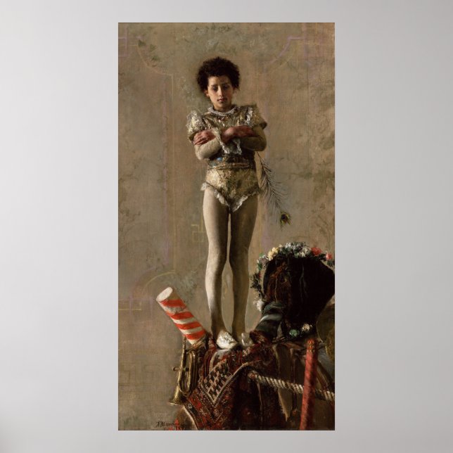 Saltimbanco by Antonio Mancini Poster (Framsidan)