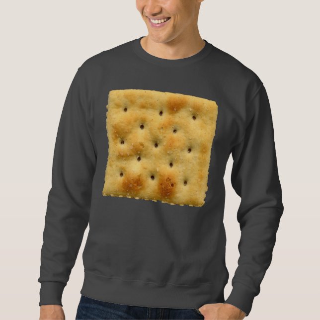 Saltine Soda Crackers Lång Ärmad Tröja (Framsida)
