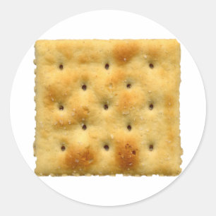 Saltine Soda Crackers Runt Klistermärke