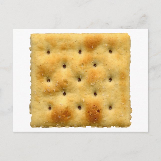 Saltine Soda Crackers Vykort (Framsida)