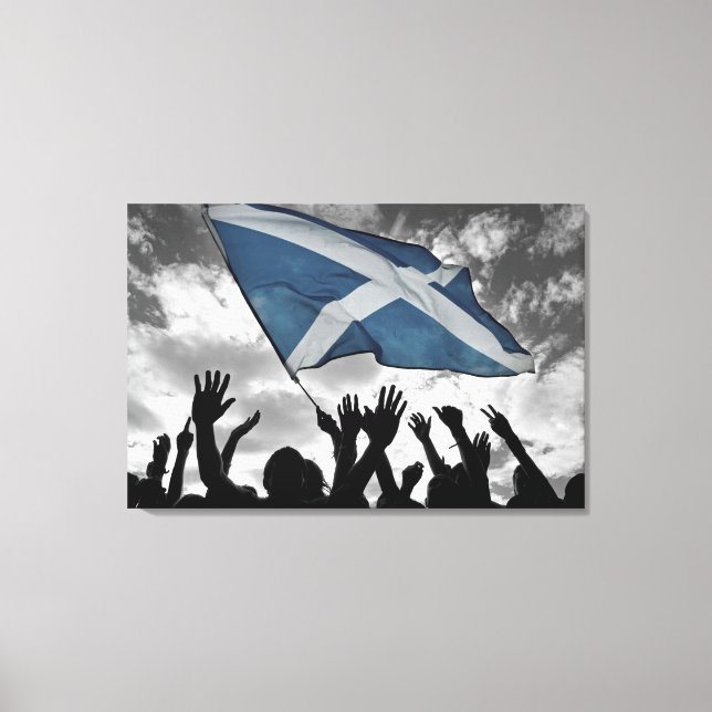Saltire Firande Canvastryck (Framsida)