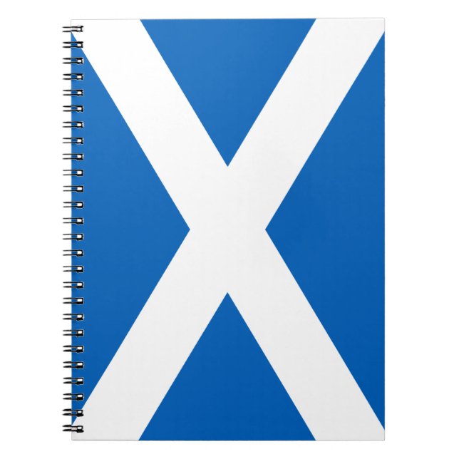 Saltire ~ Flagga of Scotland Anteckningsbok (Framsidan)