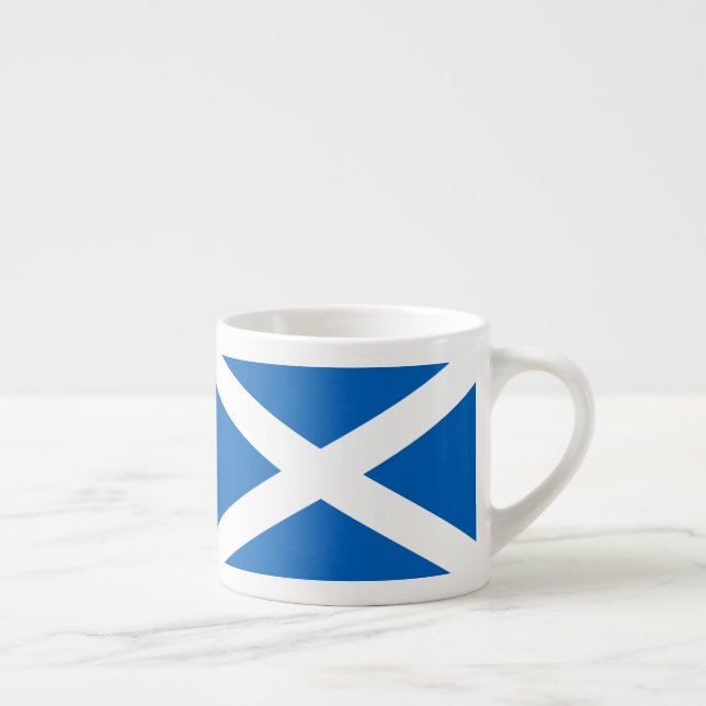 Saltire ~ Flagga of Scotland Espressomugg (Höger)