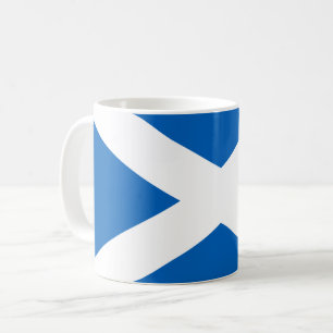 Saltire ~ Flagga of Scotland Kaffemugg