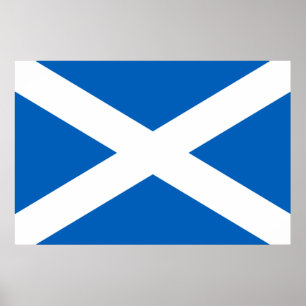 Saltire ~ Flagga of Scotland Poster